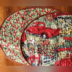 Handmade Autumn Reversible Placemats (Set of 5)